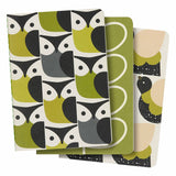 Orla Kiely A6 Mini Notebooks (Set of 3) - Birds