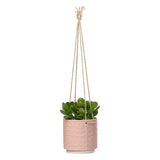Orla Kiely Ceramic Hanging Pot (Medium) - 60s Stem Rose