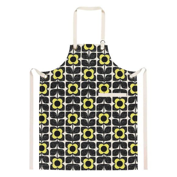 Orla Kiely Apron - Scribble Square Flower Promrose