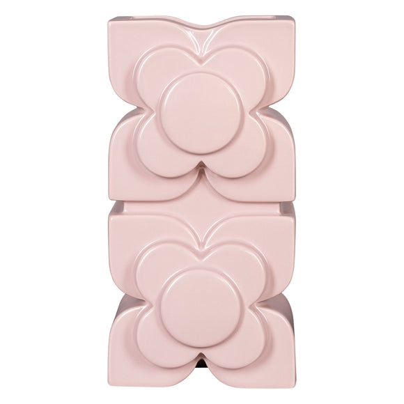Orla Kiely Ceramic Layered Vase - Square Flower Rose