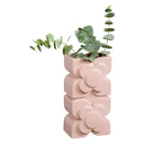 Orla Kiely Ceramic Layered Vase - Square Flower Rose