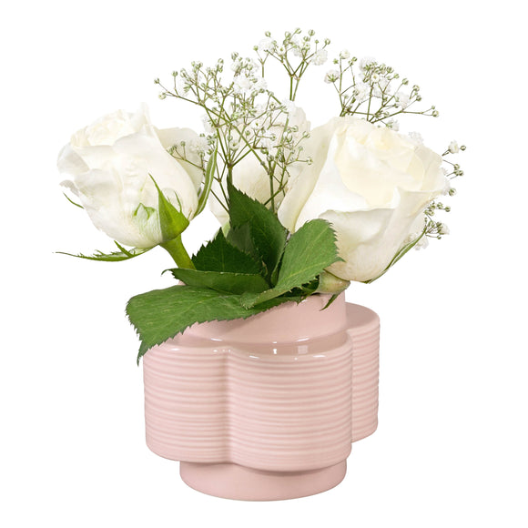 Orla Kiely Stem Vase - Spot Flower Rose