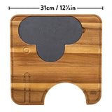 Orla Kiely Wooden Cheese Board with Knives - Ela Elephant