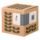 Orla Kiely Enamel Storage Jar with Lid - Linear Stem Slate