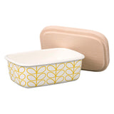 Orla Kiely Enamel Butter Dish - Linear Stem Dandelion
