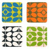Orla Kiely Set of 4 Coasters - 60s Stem