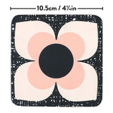 Orla Kiely Set of 6 Coasters - Scribble Square Flower