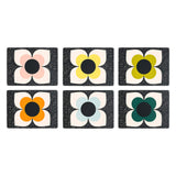 Orla Kiely Set of 6 Placemats - Scribble Square Flower