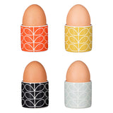 Orla Kiely Set of 4 Ceramic Egg Cups - Linear Stem