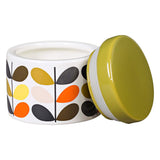 Orla Kiely Small Ceramic Storage Jar with Lid - Multi Stem