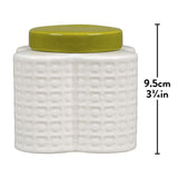 Orla Kiely Small Ceramic Flower Shaped Storage Jar - Pressed Flower