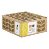 Orla Kiely Set of 4 Ceramic Stacking Espresso Mugs - Linear Stem