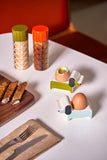 Orla Kiely Set of 2 Ceramic Egg Cups - Dachshund