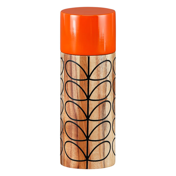 Orla Kiely Acacia Wood Salt/Pepper Mill - Solid Stem Slate
