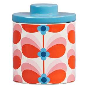 Orla Kiely Large Ceramic Storage Jar - Butterfly Stem