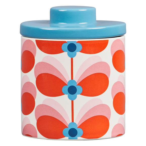 Orla Kiely Large Ceramic Storage Jar - Butterfly Stem