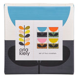 Orla Kiely Set of 4 Coasters - Sunflower Multi