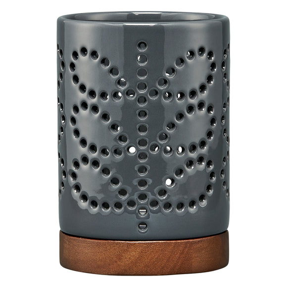 Orla Kiely Ceramic Lantern (Small) - Linear Stem Graphite