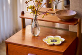 Orla Kiely Ceramic Trinket Tray - 6 Petal Flower Ochre