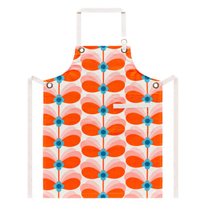 Orla Kiely Apron - Butterfly Stem Bubblegum