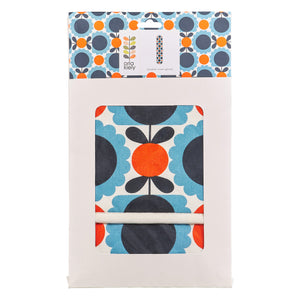 Orla Kiely Double Oven Glove - Scallop Flower Sky