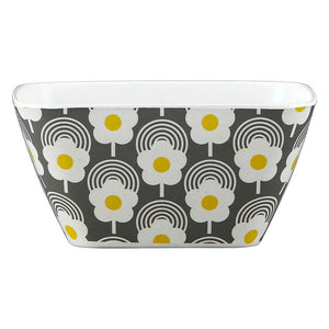 Orla Kiely Bamboo Bowl - Lollipop Flower Graphite