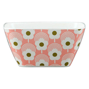 Orla Kiely Bamboo Bowl - Lollipop Flower Bubblegum