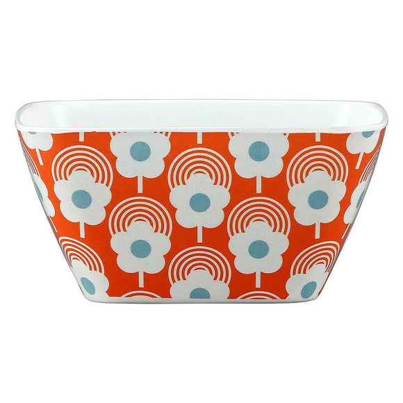 Orla Kiely Bamboo Bowl - Lollipop Flower Tomato