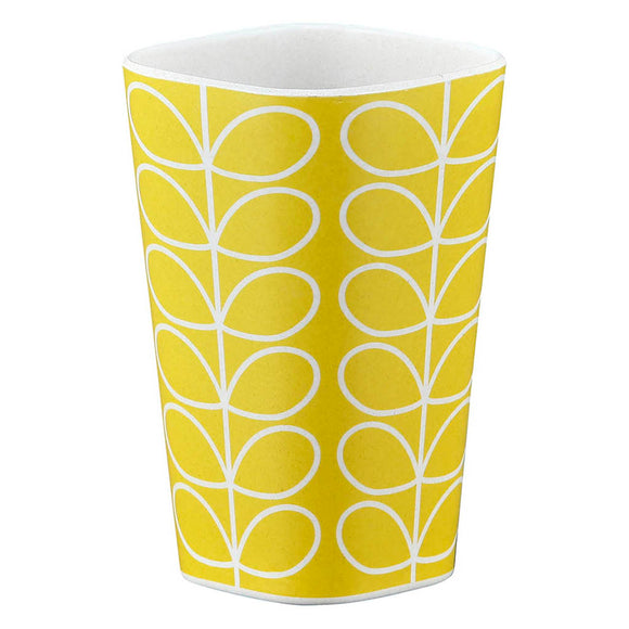 Orla Kiely Bamboo Tumbler - Linear Stem Corn