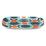 Orla Kiely Bamboo Side Plate - Scallop Flower Sky