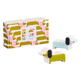 Orla Kiely Set of 2 Ceramic Egg Cups - Dachshund