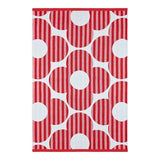 Orla Kiely Towel - Optical Flower Red/Pink