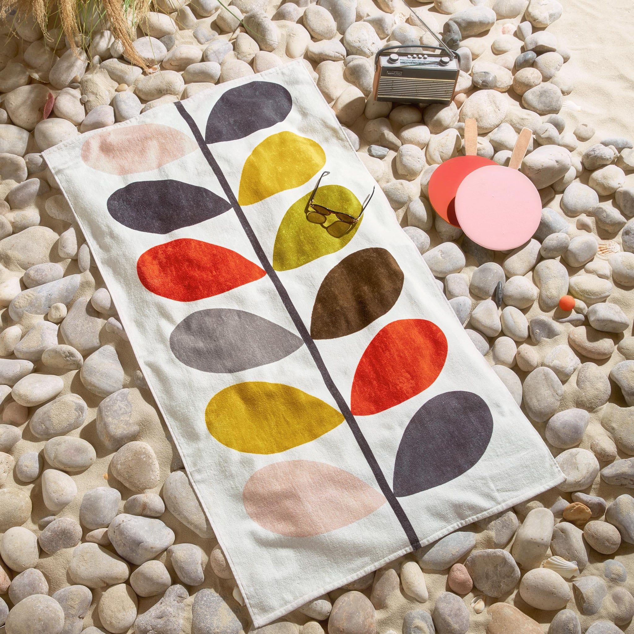 Orla kiely top beach towel