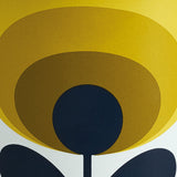 Orla Kiely Set of 4 Enamel Mugs (500ml) - 70s Oval Flower Assorted Colours