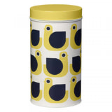 Orla Kiely Set of 3 Storage Tins/Canisters - Assorted Animals (Elephant, Owl, Hen)