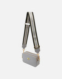 Alice Wheeler London Ladies Vegan Faux Leather Pimlico Camera Cross Body Bag - Grey