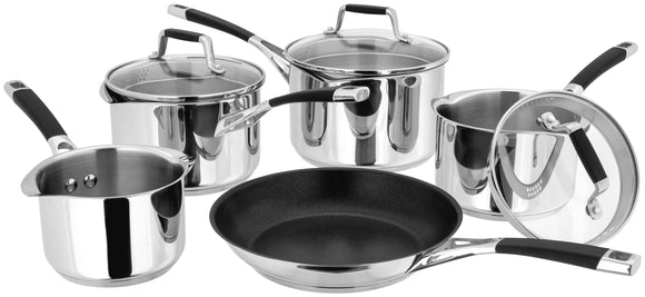 Stellar Induction 5 Piece Draining Saucepan Set (S5C1D)