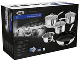 Stellar 7000 5 Piece Stainless Steel Draining Saucepan Set (S7C1D)