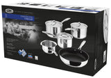 Stellar 7000 5 Piece Stainless Steel Saucepan Set (S7C1)