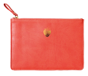 Sky & Miller - Strawberry Coral Pouch