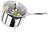Stellar 7000 5 Piece Stainless Steel Draining Saucepan Set (S7C4D)