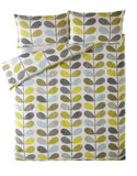 Orla Kiely Duvet Cover & Pillowcases - VARIOUS SIZES - Scribble Stem Seagrass & Duck Egg