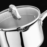 Stellar 7000 5 Piece Stainless Steel Draining Saucepan Set (S7C1D)