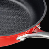 Stellar 5 Piece Forged Saucepan Set Non-Stick Ruby Red (S3C1R)