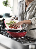 Stellar 5 Piece Forged Saucepan Set Non-Stick Ruby Red (S3C1R)