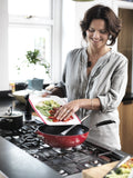 Stellar 5 Piece Forged Saucepan Set Non-Stick Ruby Red (S3C1R)