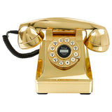 Series 302 Retro Telephone in Brushed Gold