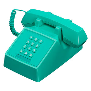 Retro 1980s Style 2500 Telephone in Miami Turquoise