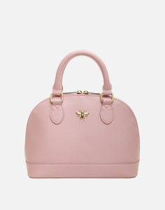 Alice Wheeler London Ladies Vegan Faux Leather Windsor Handbag - Pink