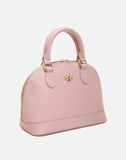 Alice Wheeler London Ladies Vegan Faux Leather Windsor Handbag - Pink